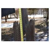 Wooden Eagle Welcome Sign Totem with Carved Wings - Outdoor Yard Decor