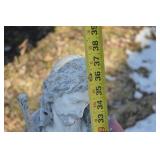 Jesus with Lamb Statue - Outdoor Garden Figure, Approximately 38 Inches Tall
