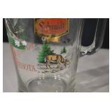 Schmidt Beer Glass - Honest to Minnesota Promotional Pitcher - Vintage Collectible