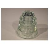 Hemingray No. 9 Glass Telegraph Insulator - Teal Green (Lot of 3)