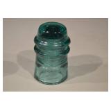 Hemingray No. 9 Glass Telegraph Insulator - Teal Green (Lot of 3)