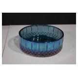 Assorted Colored Glass Dishes & Goblet - 5-Piece Set