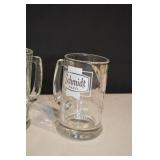 Schmidt Beer Mugs - Duck & Wildlife Scene Glasses (Set of 9)