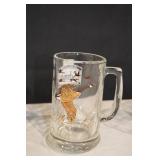 Schmidt Beer Mugs - Duck & Wildlife Scene Glasses (Set of 9)