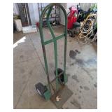 Green 2-Wheel Hand Truck Dolly with Steel Frame, Load Deck & Wheel Guards
