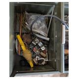 Steel 5-Drawer Tool Cabinet with Assorted Screws, Nails, Wire & Hardware