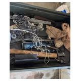 Steel 5-Drawer Tool Cabinet with Assorted Screws, Nails, Wire & Hardware