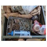 Steel 5-Drawer Tool Cabinet with Assorted Screws, Nails, Wire & Hardware