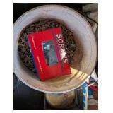 Steel 5-Drawer Tool Cabinet with Assorted Screws, Nails, Wire & Hardware