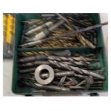 Drill Bit Sets - Multi-Material Bits in Green Toolbox & Red & Blue Cases