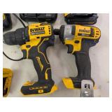 DeWalt 20V MAX Brushless Drill Set - 3 Drills, 2 Chargers, 4 Batteries