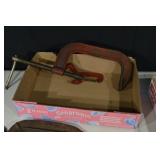 C-Clamps & Bar Clamps - Assorted Heavy-Duty Steel, Mixed Sizes