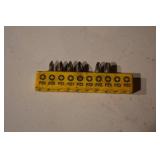 Assorted Screwdrivers & Bit Set in Box - Includes Pozidriv Bits (PZ0-PZ3)