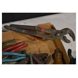 Assorted Hand Tools Box - Pliers, Wrenches, Screwdrivers for Garage