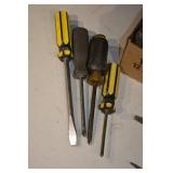 Craftsman Assorted Screwdrivers & Hand Tools in Cardboard Box