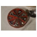 Malco TurboShear TS1 Drill Attachment - Sheet Metal Cutter (40-Pc Grease Fitting Set Included)