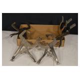 Clamp Set - C-Clamps & Locking Pliers (Vintage Metal Tools)