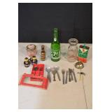 Vintage 7UP Bottle, Fischer