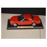 Maisto 2002 Ford Thunderbird Die-Cast Model Car - Red with Display Base