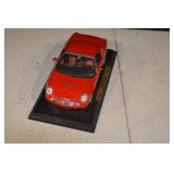 Maisto 2002 Ford Thunderbird Die-Cast Model Car - Red with Display Base