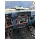 1984 Ford F-350 Diesel Flatbed Truck - Blue, Diamond Plate Bed
