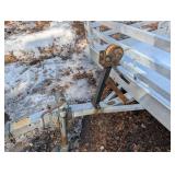 2009 Bear Trax ADAT 890 Utility Trailer - Aluminum Diamond Plate Bed - 3,000 GVW