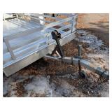 2009 Bear Trax ADAT 890 Utility Trailer - Aluminum Diamond Plate Bed - 3,000 GVW