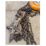 Central Machinery HS Type Chain Block 1 Ton Lift 3 ft