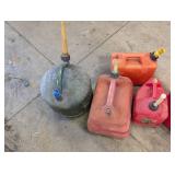 Gas Cans - Assorted (Lot of 5)