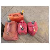 Gas Cans - Assorted (Lot of 5)