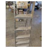 Aluminum A-Frame Step Ladder - 5 Steps, Used in Workshop