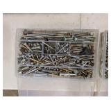 Assorted Hardware Fasteners - Screws, Nuts, Washers, Bolts & Brackets