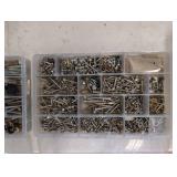 Assorted Hardware Fasteners - Screws, Nuts, Washers, Bolts & Brackets