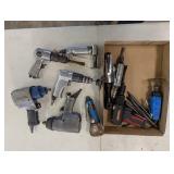 Craftsman & Blue-Point Pneumatic Tool Set - Impact Wrenches, Die Grinders