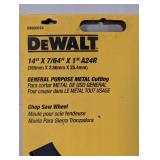 DEWALT 14 in x 7/64 in x 1 in General-Purpose Metal Cutting Chop Saw Wheel 4 Pack