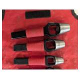 Jonol 7pc Arch Punch Set Leather Punch Tools in Red Roll Case