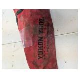 Jonol 7pc Arch Punch Set Leather Punch Tools in Red Roll Case