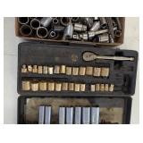 Assorted Socket Sets & Torque Wrench Kit - SAE/Metric Sockets, Adapters & Bits