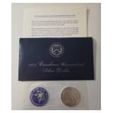 1971 Eisenhower 'Ike' Dollar - Blue Label - 40% Silver