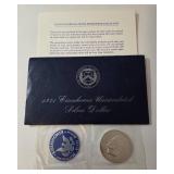 1971 Eisenhower 'Ike' Dollar - Blue Label - 40% Silver
