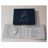 1732-1982 George Washington Silver Commemorative Half Dollar Coin. Recognition of George Washington 250th Anniversary of his birth. - COA