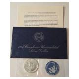 1974 Eisenhower 'Ike' Dollar - Blue Label - 40% Silver
