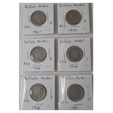 1920-1937 Buffalo/ Indian Head Nickels - 21 Coins and 1907P Liberty Head V Nickel - 1 coin