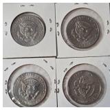 1 -1971 Kennedy Half Dollar, 1 - 1971D Kennedy Half Dollar and 2 - 1972D Kennedy Half Dollars