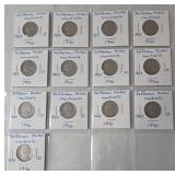 33 - 1940 Jefferson Nickels / Monticello