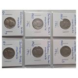 26 - 1941 Jefferson Nickels / Monticello