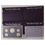 4 - 1987 United States Proof Set