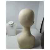 Vintage Mannequin Heads and Display Busts