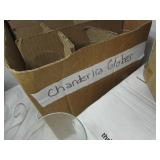 Candle Globes and Champagne Glasses