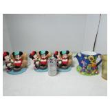 Mickey and Minnie Mouse Floral Planters
